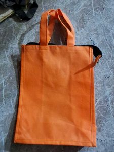 Orange Tiffin Bag