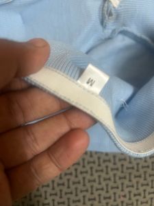Cute Light Blue Textured Tube Top