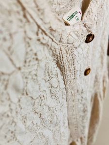 Branded Floral Dress With Tieup