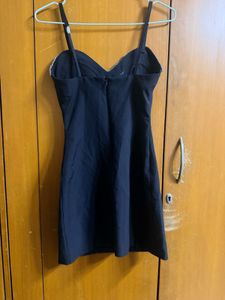 Zara Black Beaded Mini Dress