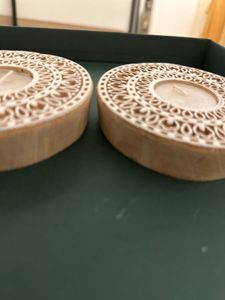 🆕Eco fynd Round Wood Block Stamps (Pack of 2)