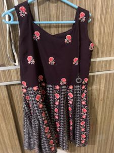 Floral Embroidered Dress