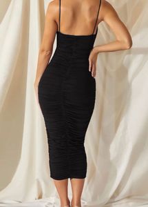 Chic Ruched Bodycon Dress