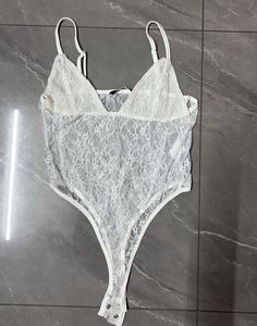 Floral lace sheer Leotard top adjustable straps