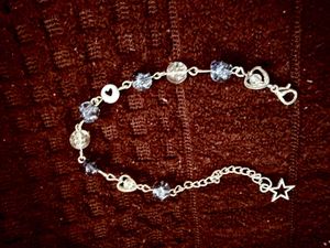 Y2K Bracelet with Heart Charm