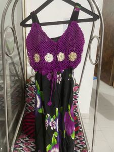 Floral Crochet Dress