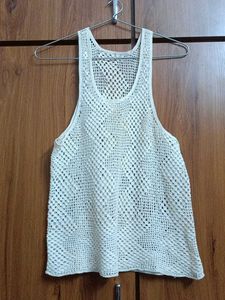 Crochet Net Tank Top