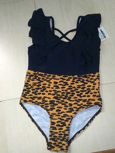 Stylish Leopard Print One-Piece Swimsuit