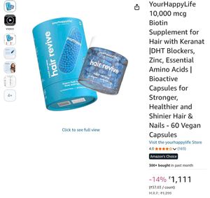 YourHappyLife Hair Revive Biotin Capsules