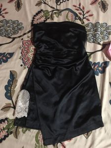 Elegant Black Strapless Dress