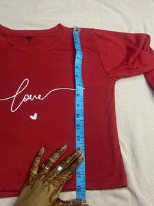 Red 'Love' Tee