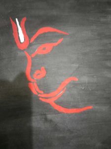 Unique Artwork Og Load Hanuman And Dove Bird