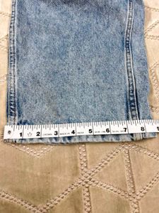 Karl Kani Men’s Light Blue Wide Leg Denim Jeans |
