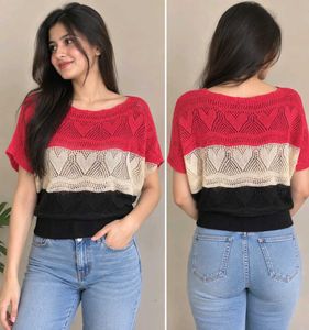 Chic Striped Knit Top