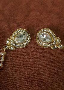 Pearl Sari Pin Chains