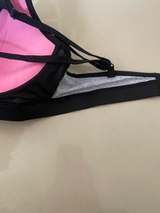 Pink Sports Bra