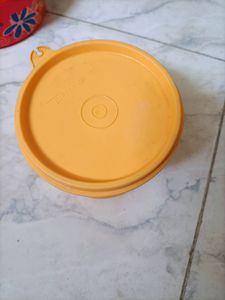 Vintage Tupperware Lid - Orange