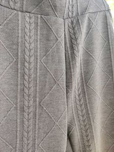 Grey Knit Trouser