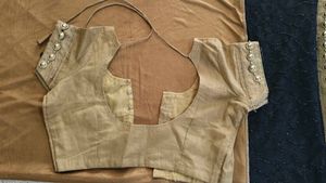 Party Wear Lycra Sari With Blouse