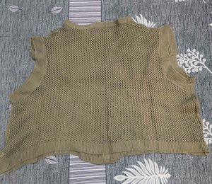 Chic Knitted Mesh Sleeveless Top