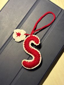 "S" Charm with Flower