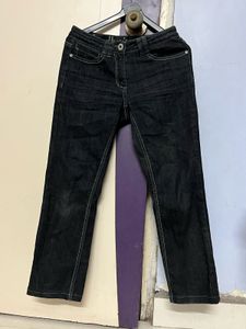 straight fit Classic Black Denim Jeans