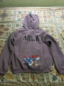 Purple Graphic Hoodie