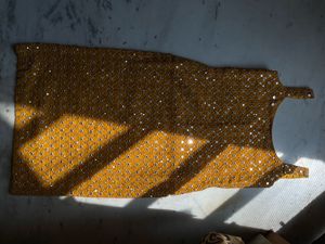 mustard colour sharara set .