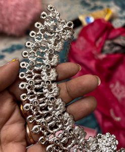 Silver Jewel Set with Maang Tikka