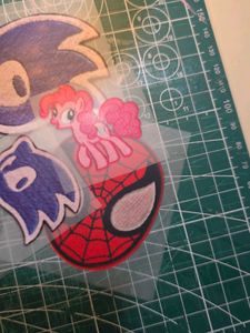 Embroided Iron-On Stickers pack of 6