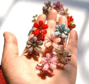Cute Mini Flower Hair Claws - Set of 12