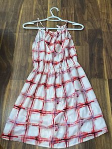 Chic Plaid Spaghetti Strap Dress
