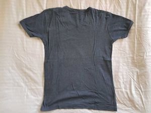 Men's Blue Comfortable V-Neck T-Shirt