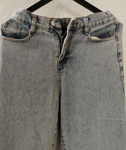 Light Wash Wide Leg Jeans