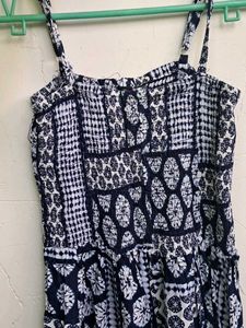 Boho Print Smocked Sundress