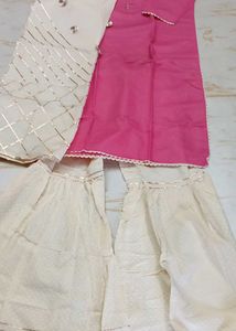 Elegant Pink Kurta garara Set