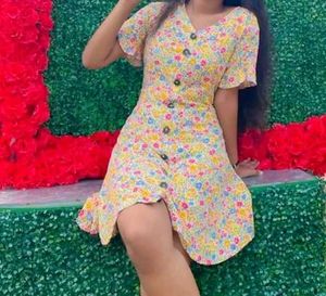 Floral Button Down Dress