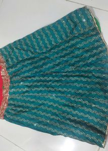 Teal Lehenga Choli Set