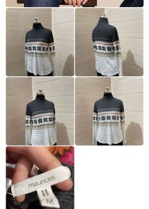 Patchwork Print Long Sleeve Top