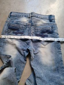 Acid Wash Denim Jeans