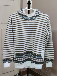 💥BUY1GET1💥 women's imported striped sweatshirt with a Fair Isle hooded sweatshirt