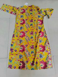 Melange By Lifestyle Floral Straight Kurta Wit Tag