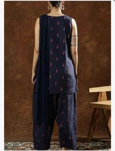 Women's Printed Rayon Kurta Set with Farshi Salwar