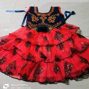 Beautiful Ruffled Party Dress for Girls