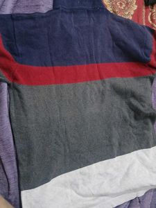 Color Block Polo T-Shirt