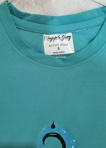 Teal "Breathe" Yoga T-Shirt