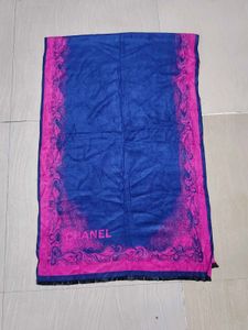 Chanel Blue & Pink Scarf