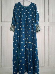 Exclusive Teal Embroidered Kurta Set with Dupatta