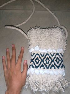 Chic Off White Small Handbag