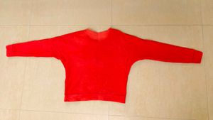 Red "Smile" Graphic Sweatshirt 📍Free Delivery